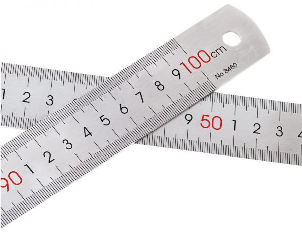 خط کش فلزی کد 25050006 سایز 30 سانتی متری