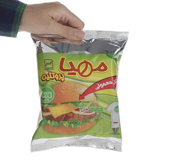 همبرگر معمولی مهیا پروتئین مقدار 500 گرم