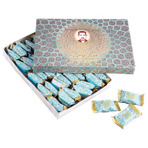 گز لقمه 18 درصد پسته گز کرمانی مقدار 450 گرم