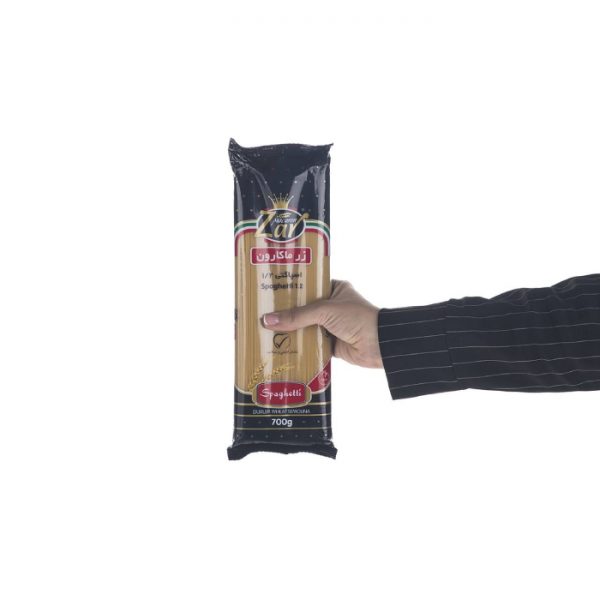 اسپاگتی قطر 1.2 زر ماکارون مقدار 700 گرم