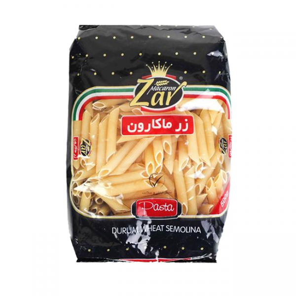 ماکارونی پنه ریگاته زر ماکارون مقدار 500 گرم