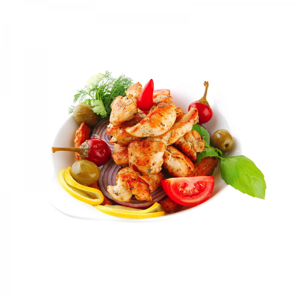 مرغ و سبزیجات
